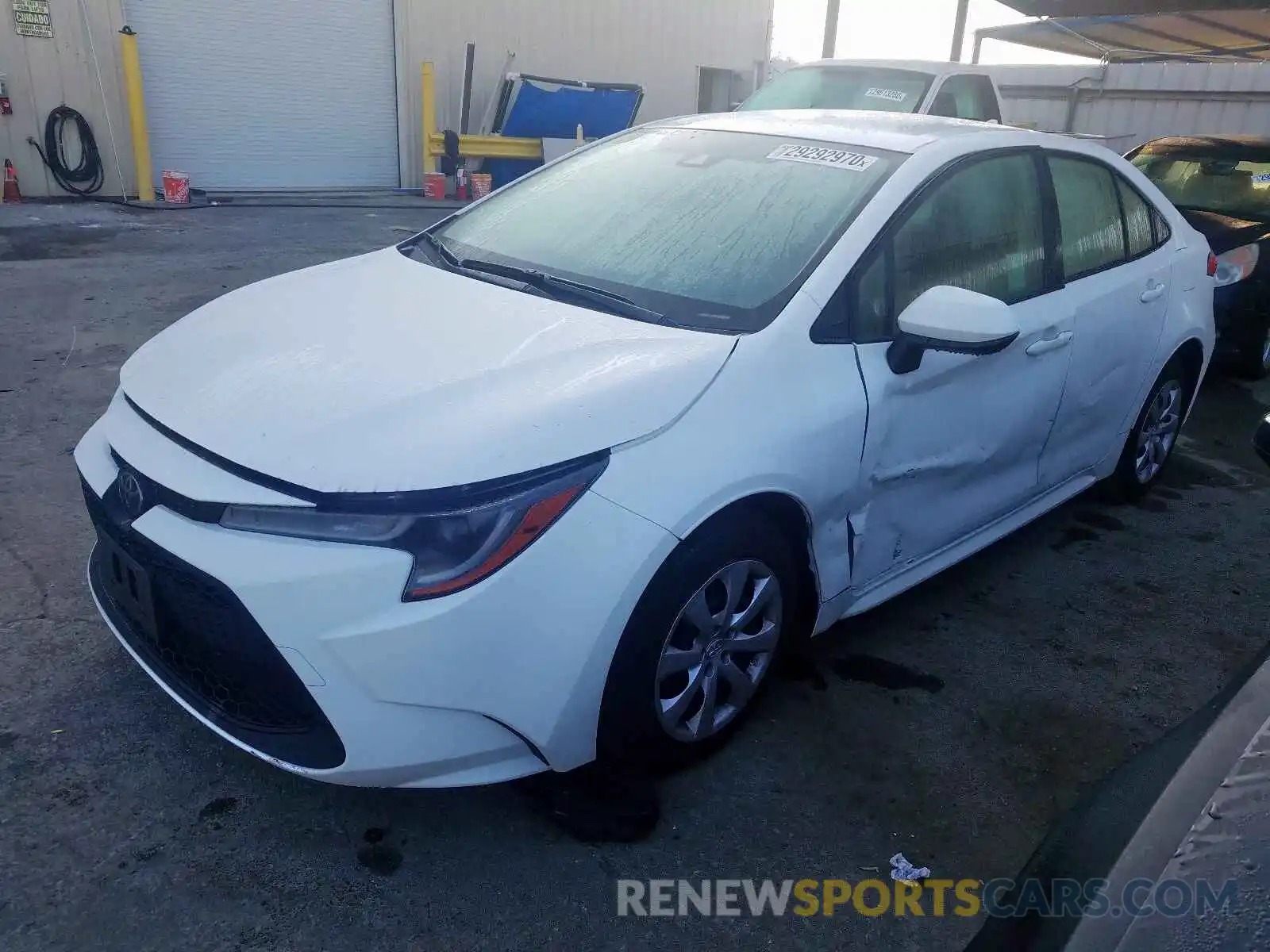 2 Photograph of a damaged car JTDEPRAE7LJ024942 TOYOTA COROLLA 2020