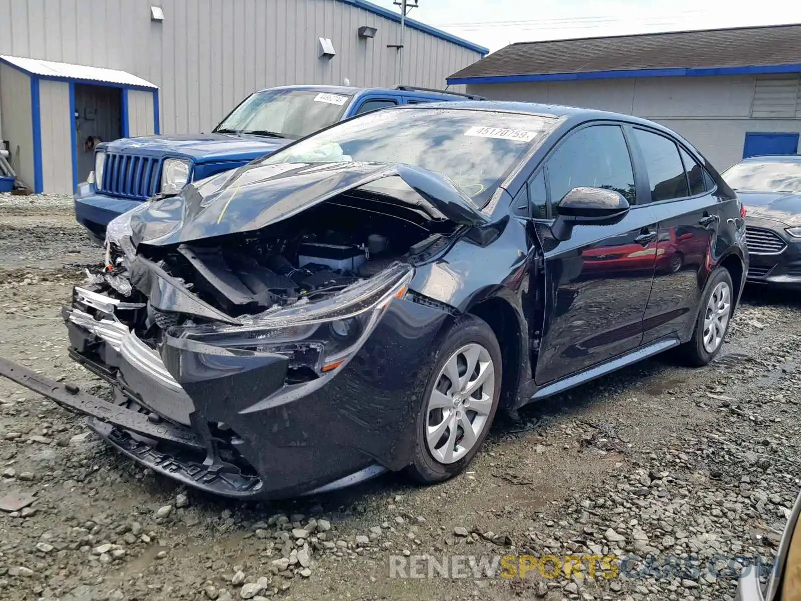 2 Photograph of a damaged car JTDEPRAE7LJ025511 TOYOTA COROLLA 2020