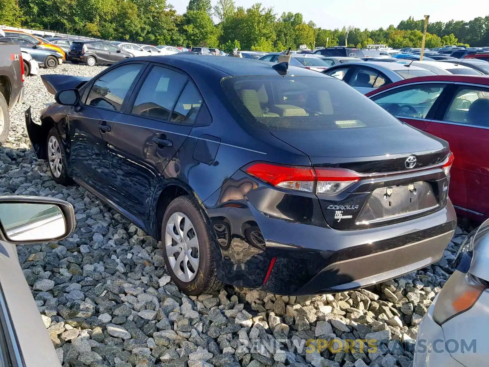 3 Photograph of a damaged car JTDEPRAE7LJ025511 TOYOTA COROLLA 2020