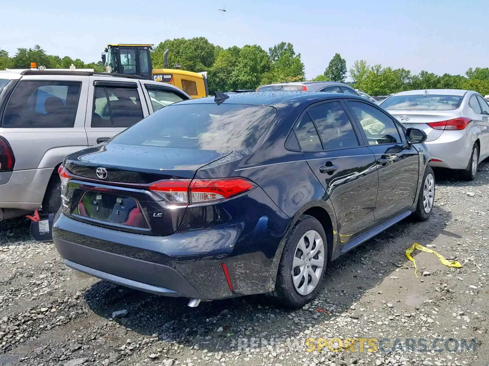 4 Photograph of a damaged car JTDEPRAE7LJ025511 TOYOTA COROLLA 2020