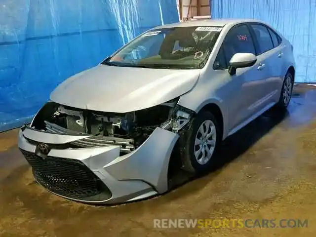 2 Photograph of a damaged car JTDEPRAE7LJ025721 TOYOTA COROLLA 2020