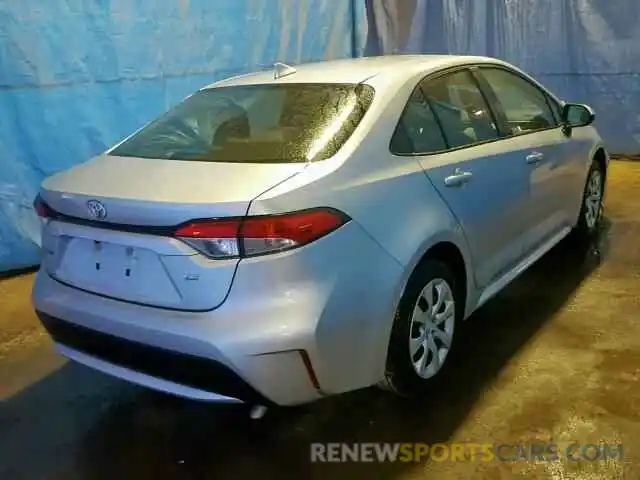 4 Photograph of a damaged car JTDEPRAE7LJ025721 TOYOTA COROLLA 2020