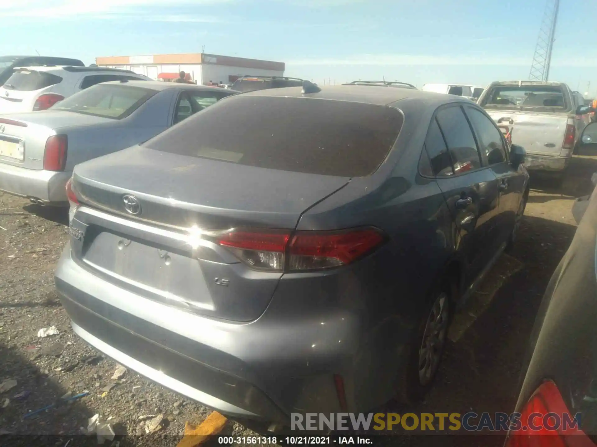 4 Photograph of a damaged car JTDEPRAE7LJ025864 TOYOTA COROLLA 2020