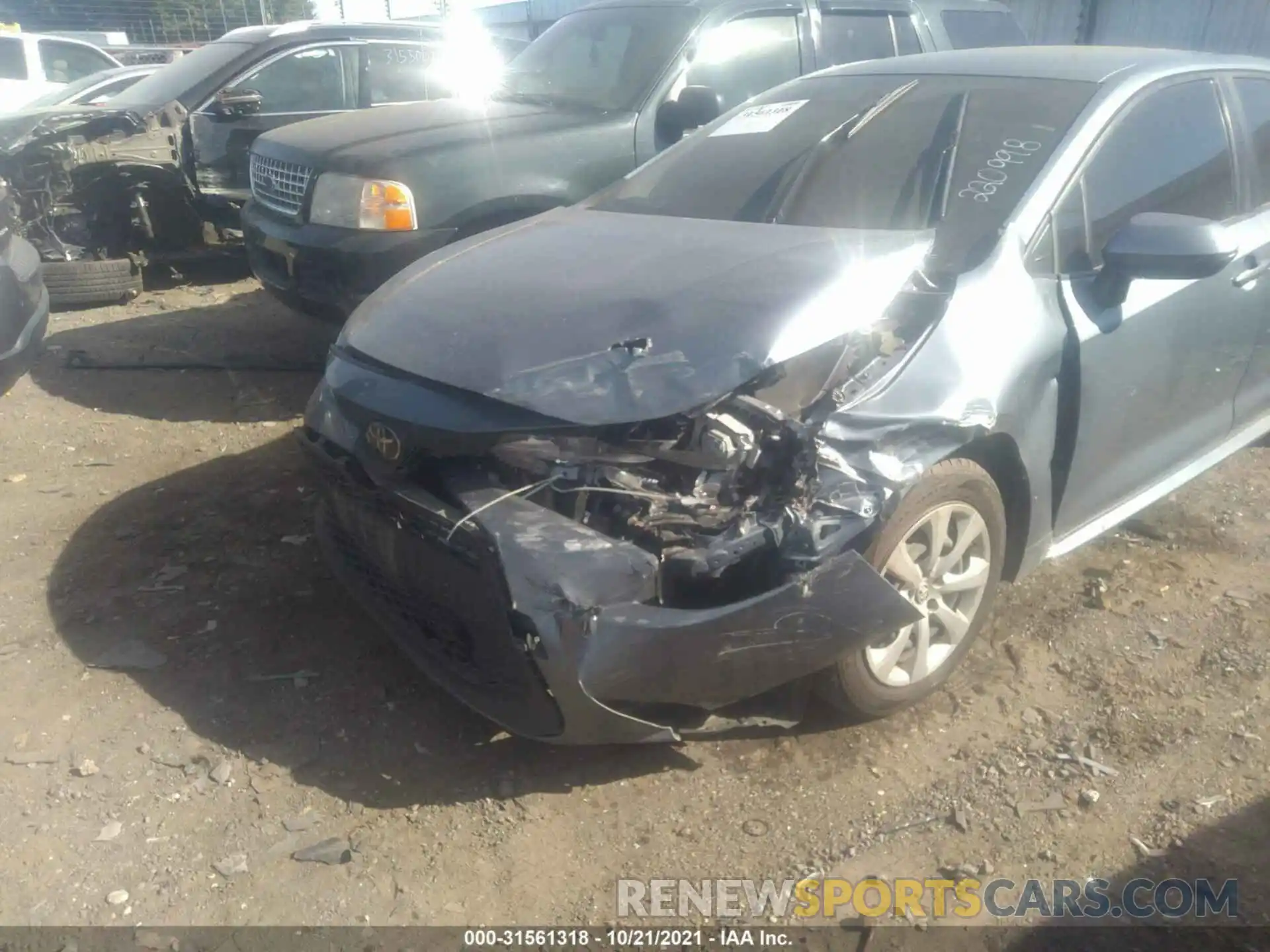 6 Photograph of a damaged car JTDEPRAE7LJ025864 TOYOTA COROLLA 2020