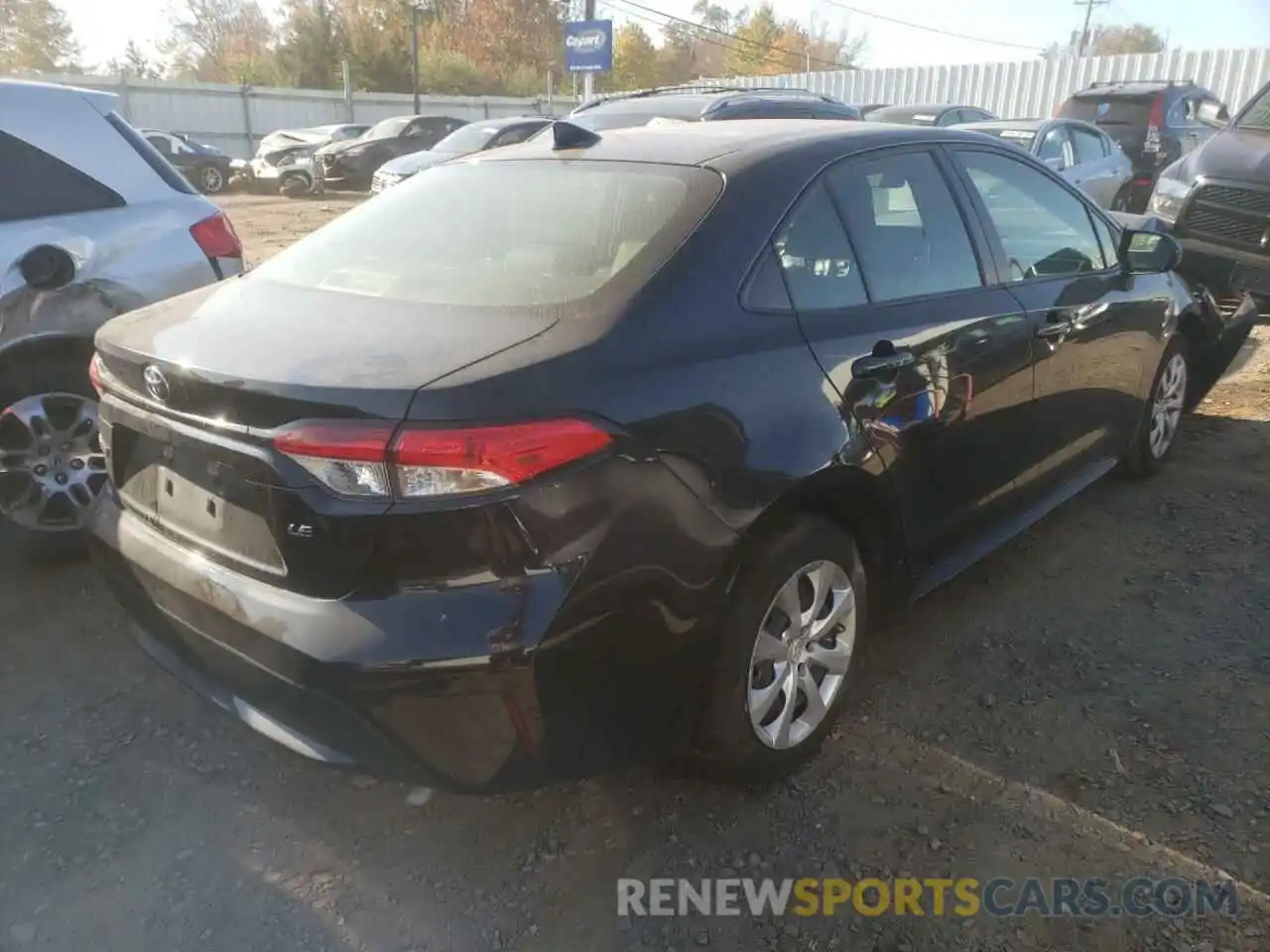 4 Photograph of a damaged car JTDEPRAE7LJ025962 TOYOTA COROLLA 2020