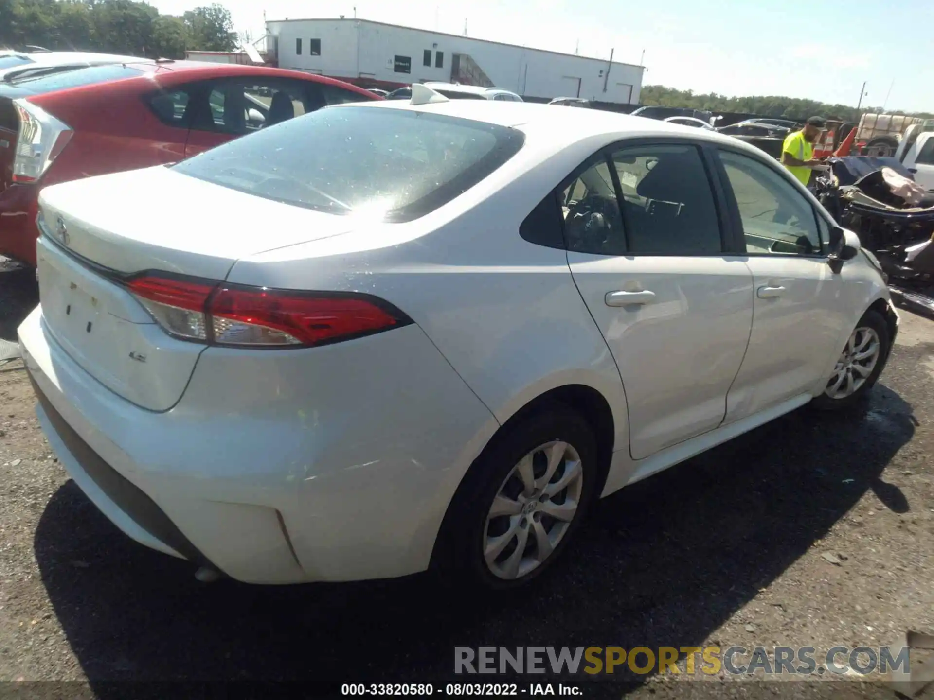 4 Photograph of a damaged car JTDEPRAE7LJ026187 TOYOTA COROLLA 2020