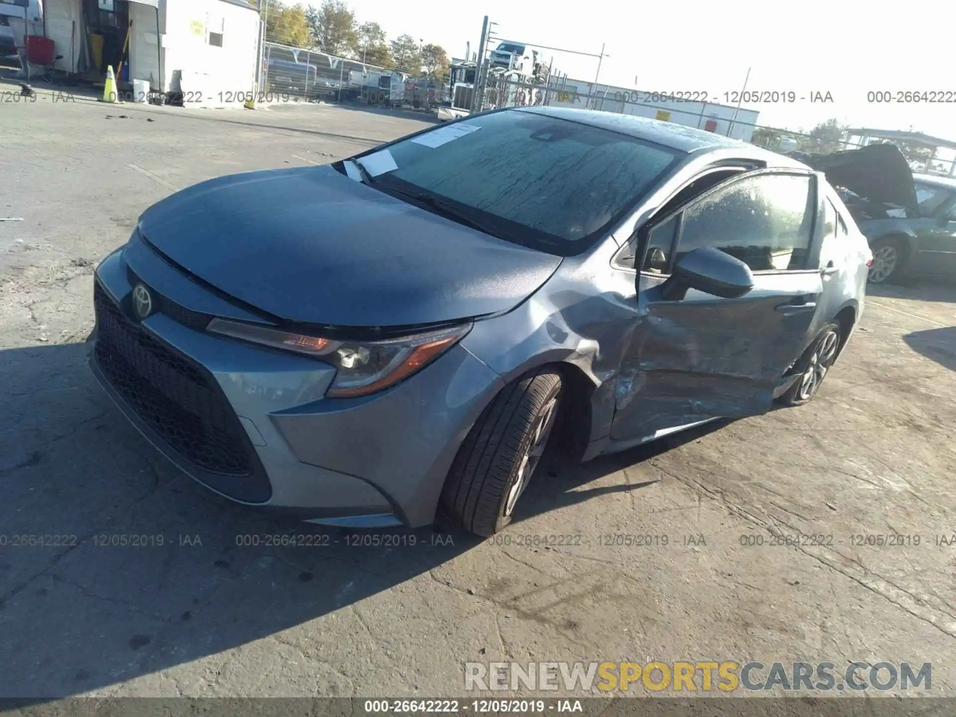 2 Photograph of a damaged car JTDEPRAE7LJ026254 TOYOTA COROLLA 2020