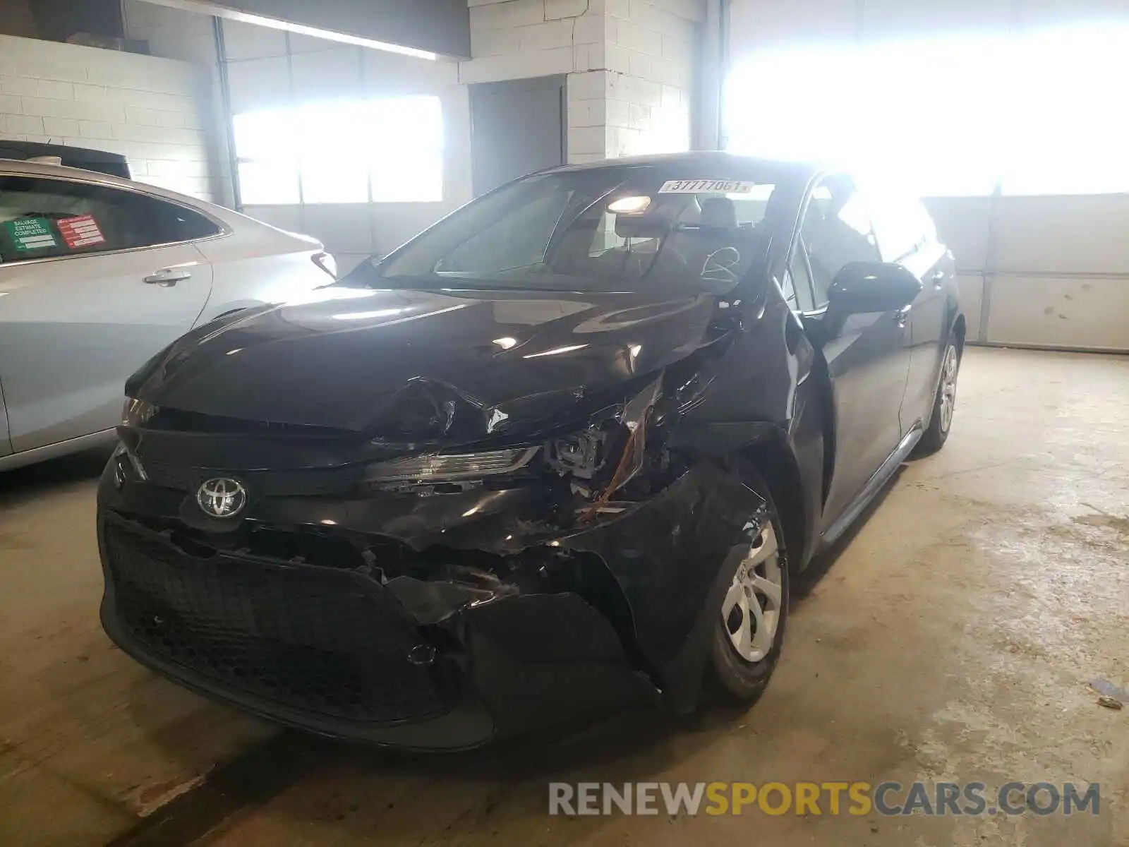 2 Photograph of a damaged car JTDEPRAE7LJ026285 TOYOTA COROLLA 2020