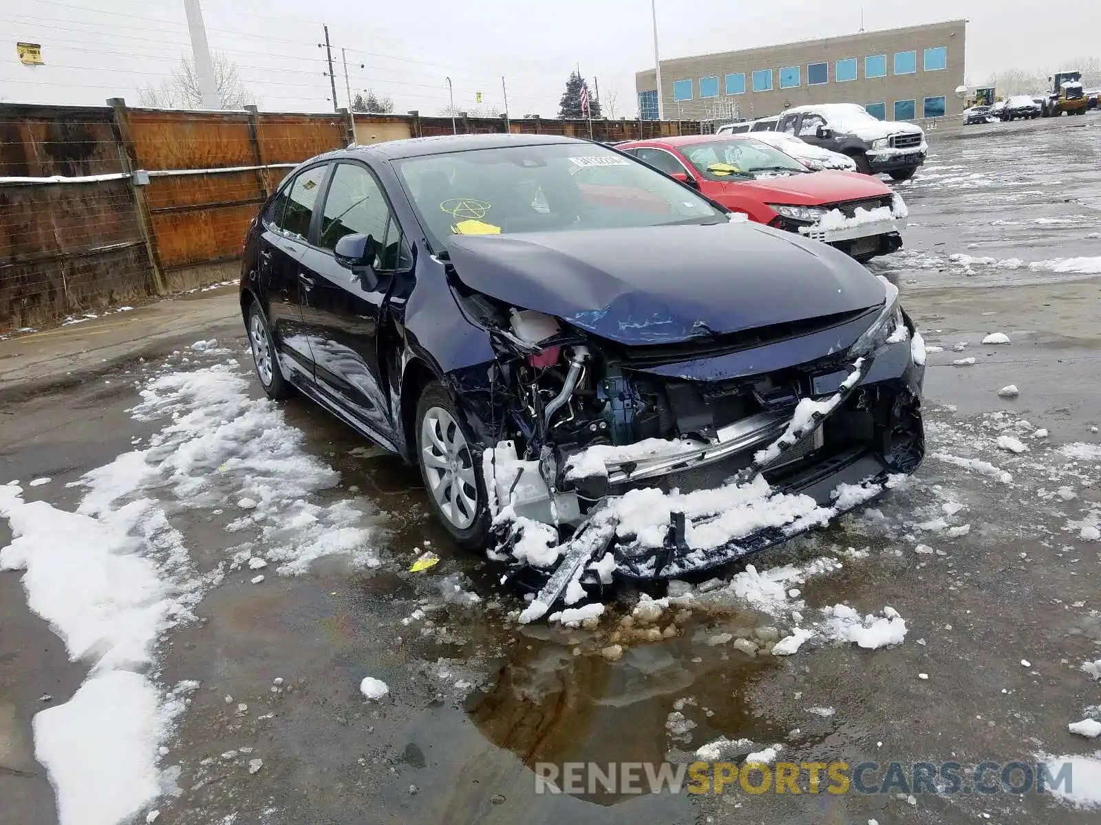 1 Photograph of a damaged car JTDEPRAE7LJ026514 TOYOTA COROLLA 2020