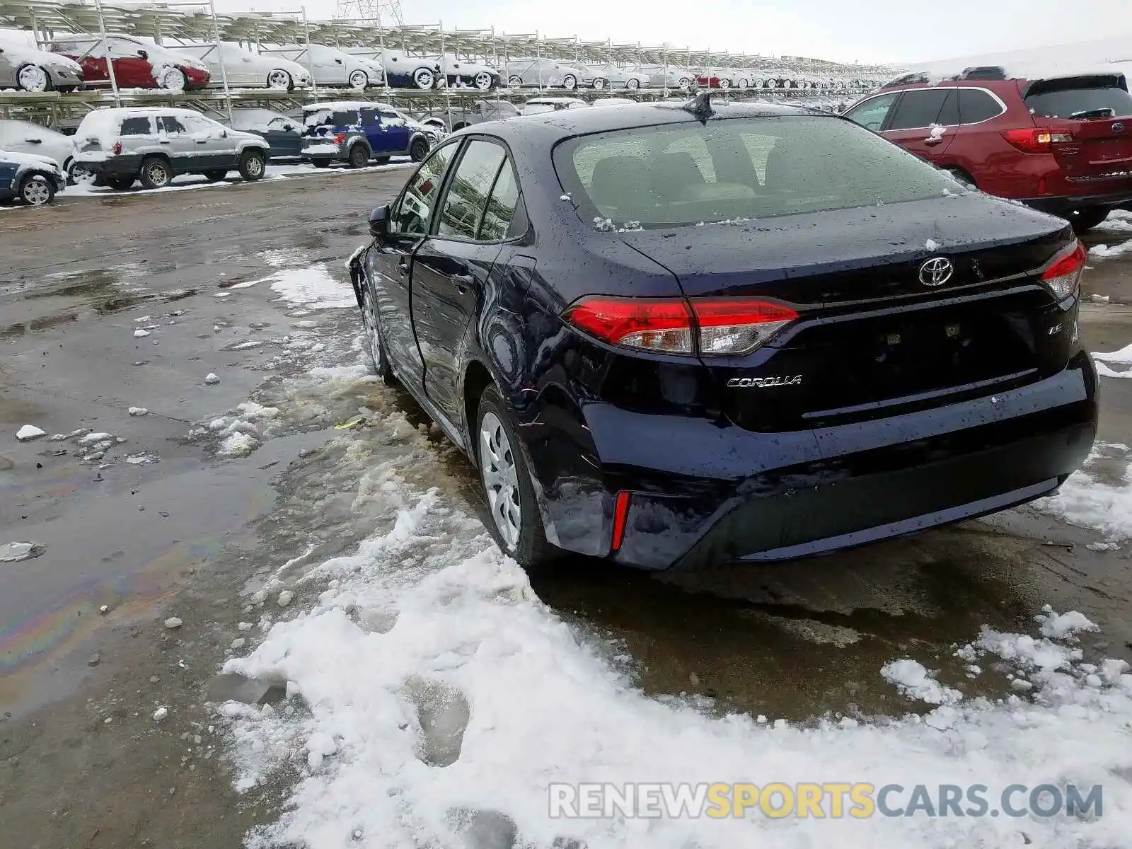 3 Photograph of a damaged car JTDEPRAE7LJ026514 TOYOTA COROLLA 2020