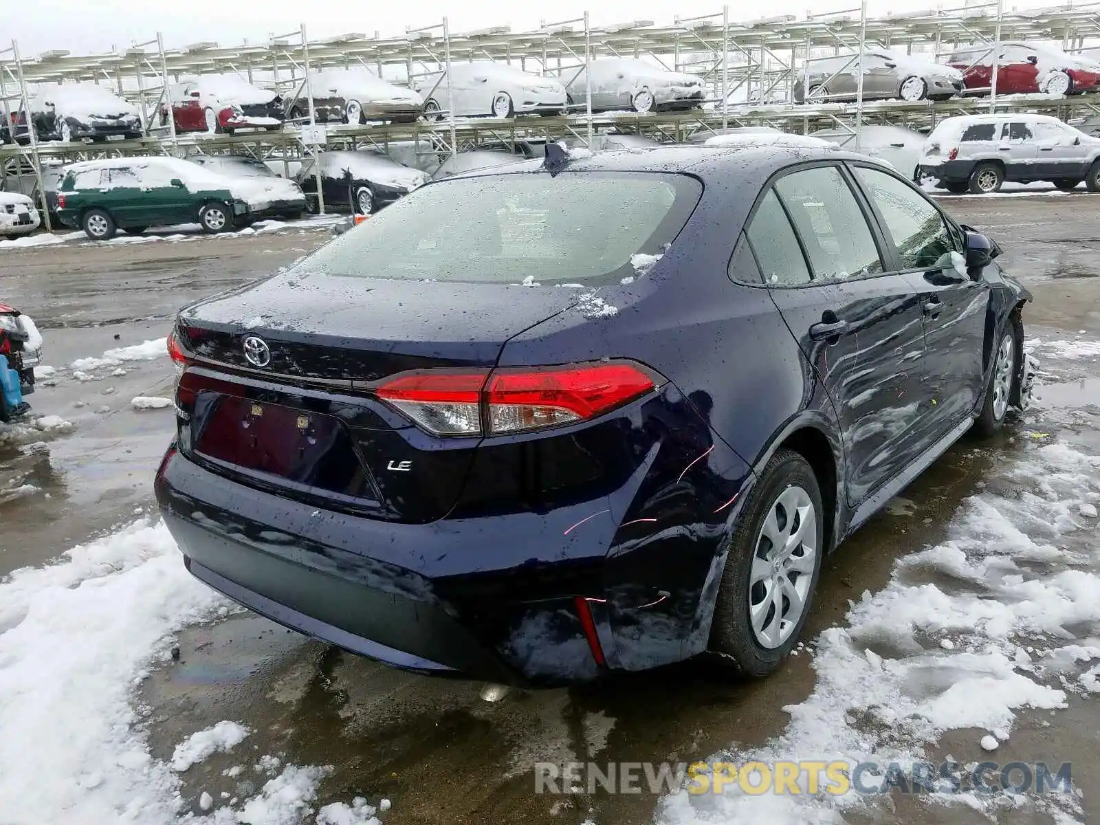 4 Photograph of a damaged car JTDEPRAE7LJ026514 TOYOTA COROLLA 2020