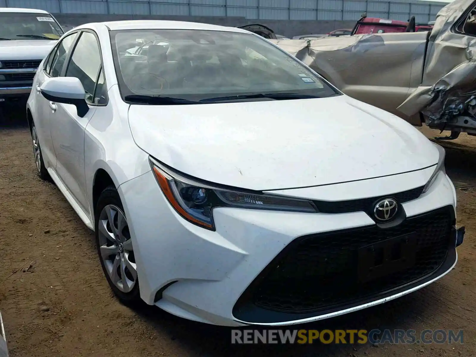 1 Photograph of a damaged car JTDEPRAE7LJ026867 TOYOTA COROLLA 2020