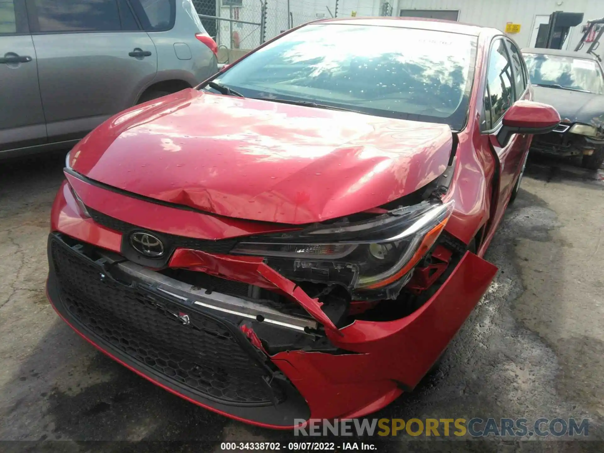 6 Photograph of a damaged car JTDEPRAE7LJ027663 TOYOTA COROLLA 2020