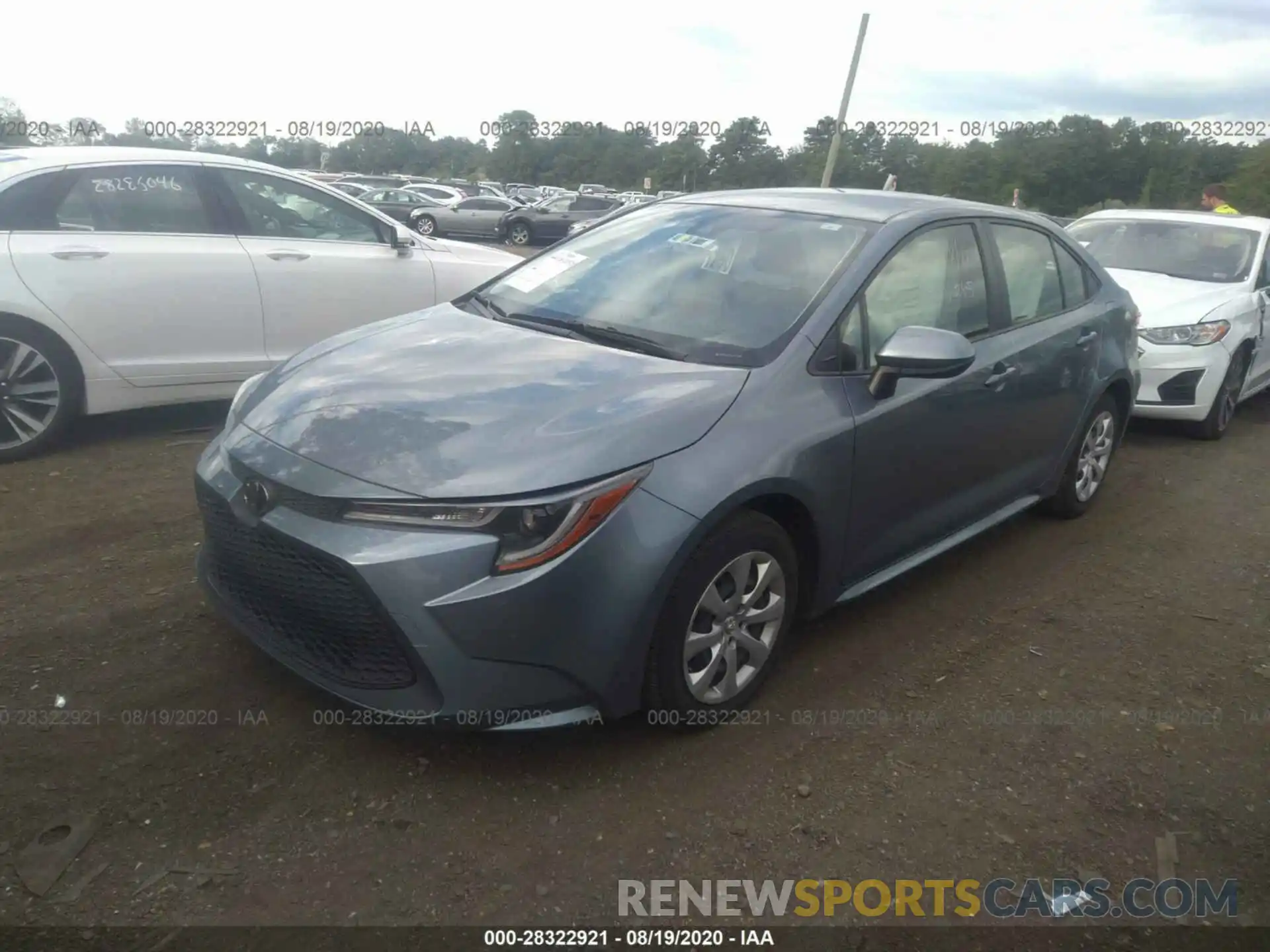 2 Photograph of a damaged car JTDEPRAE7LJ027713 TOYOTA COROLLA 2020