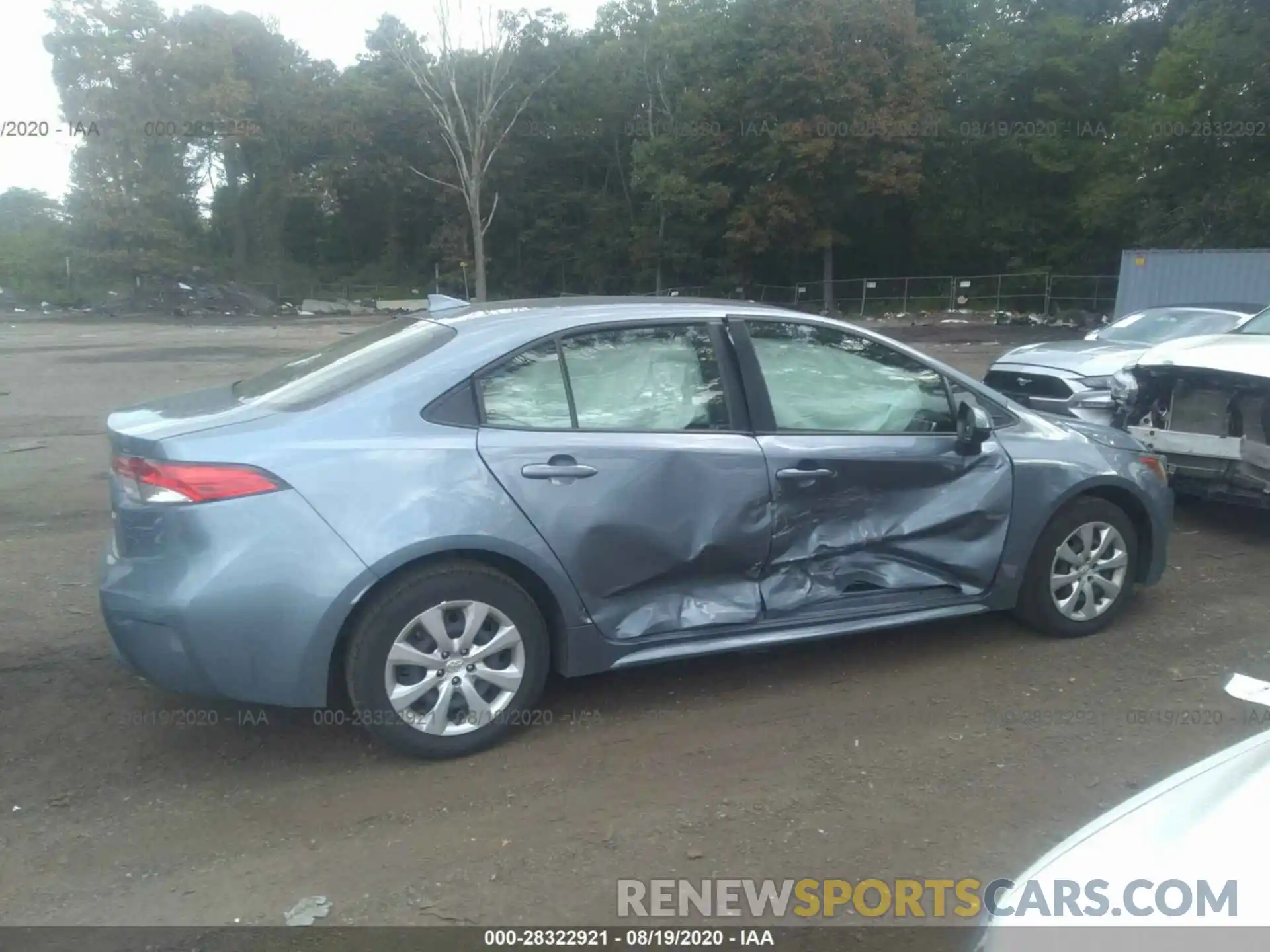 6 Photograph of a damaged car JTDEPRAE7LJ027713 TOYOTA COROLLA 2020