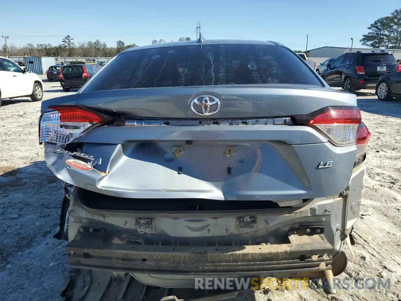 6 Photograph of a damaged car JTDEPRAE7LJ027792 TOYOTA COROLLA 2020