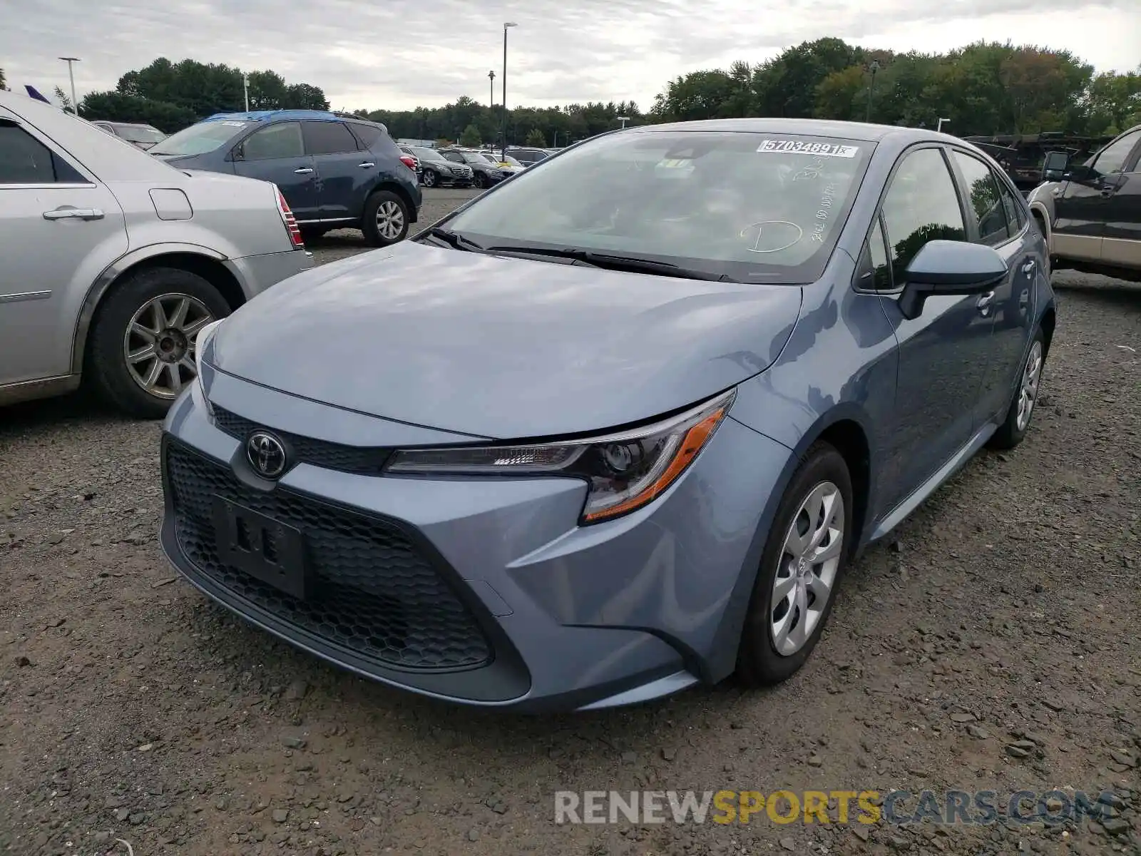 2 Photograph of a damaged car JTDEPRAE7LJ028344 TOYOTA COROLLA 2020