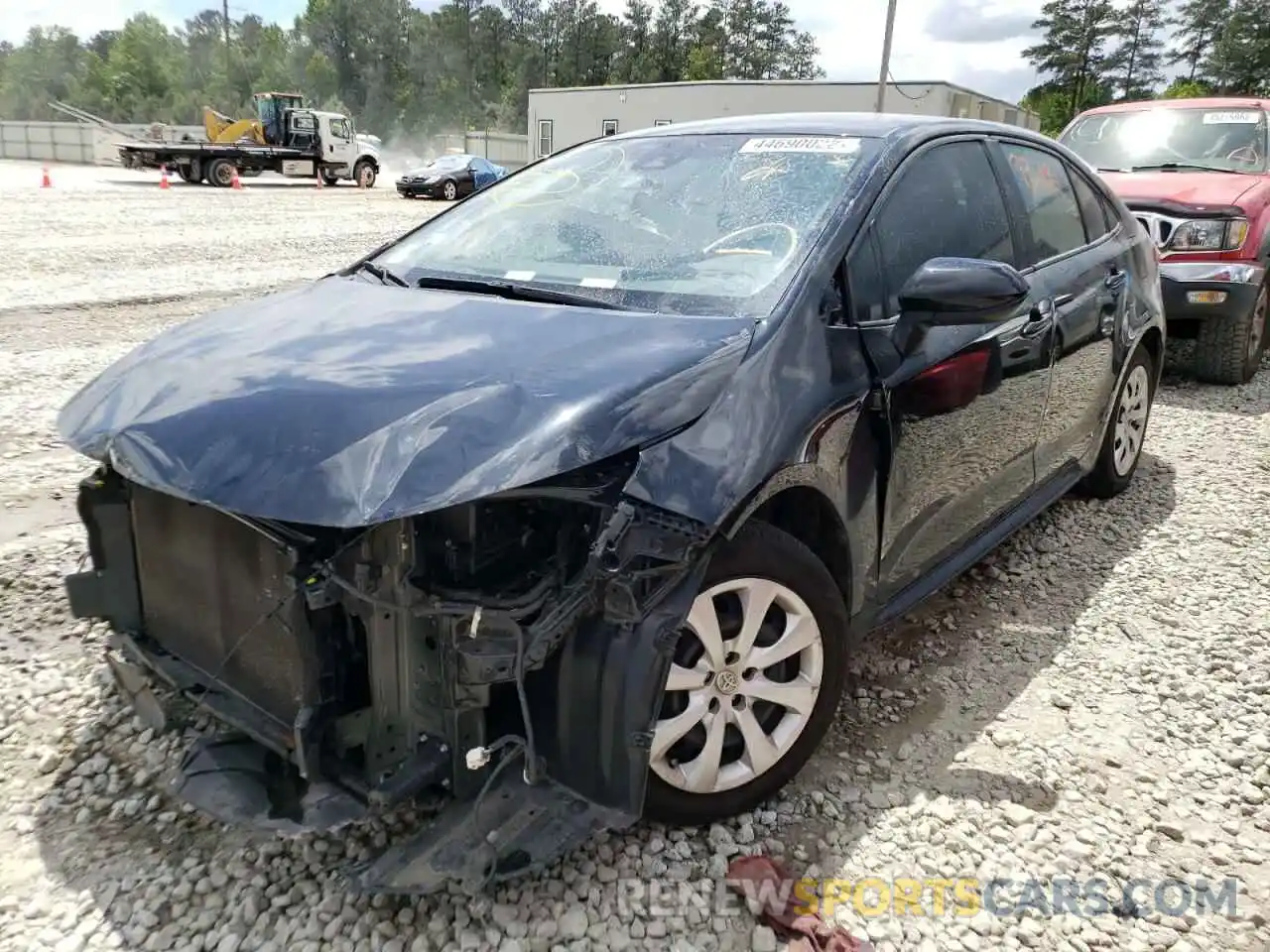 2 Photograph of a damaged car JTDEPRAE7LJ028604 TOYOTA COROLLA 2020