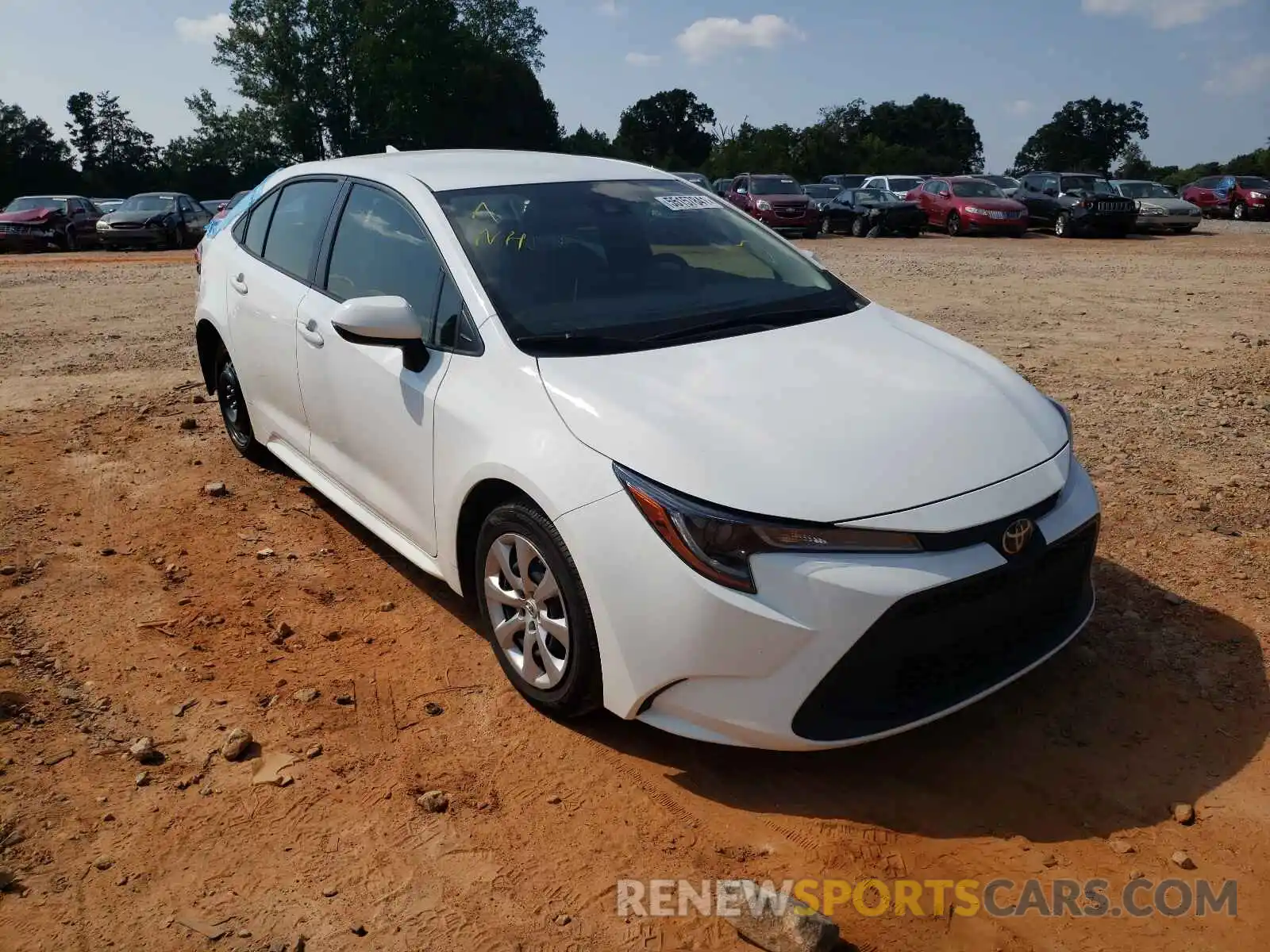 1 Photograph of a damaged car JTDEPRAE7LJ028800 TOYOTA COROLLA 2020