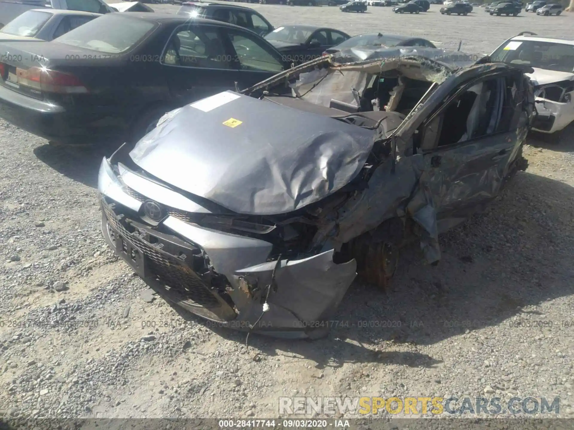 2 Photograph of a damaged car JTDEPRAE7LJ029669 TOYOTA COROLLA 2020
