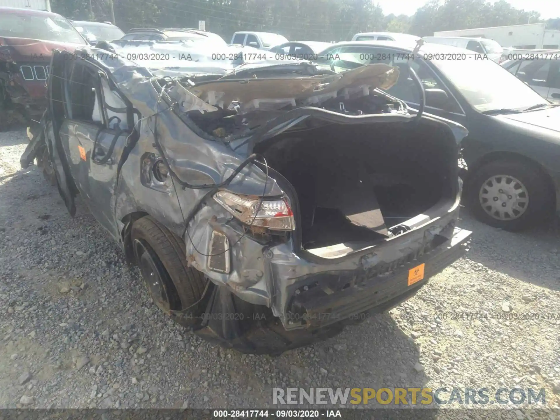 3 Photograph of a damaged car JTDEPRAE7LJ029669 TOYOTA COROLLA 2020