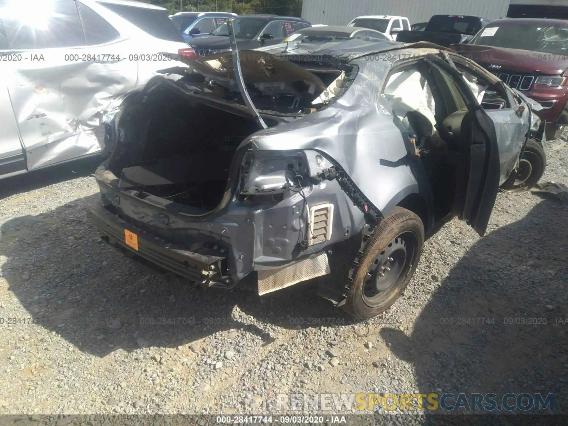 4 Photograph of a damaged car JTDEPRAE7LJ029669 TOYOTA COROLLA 2020