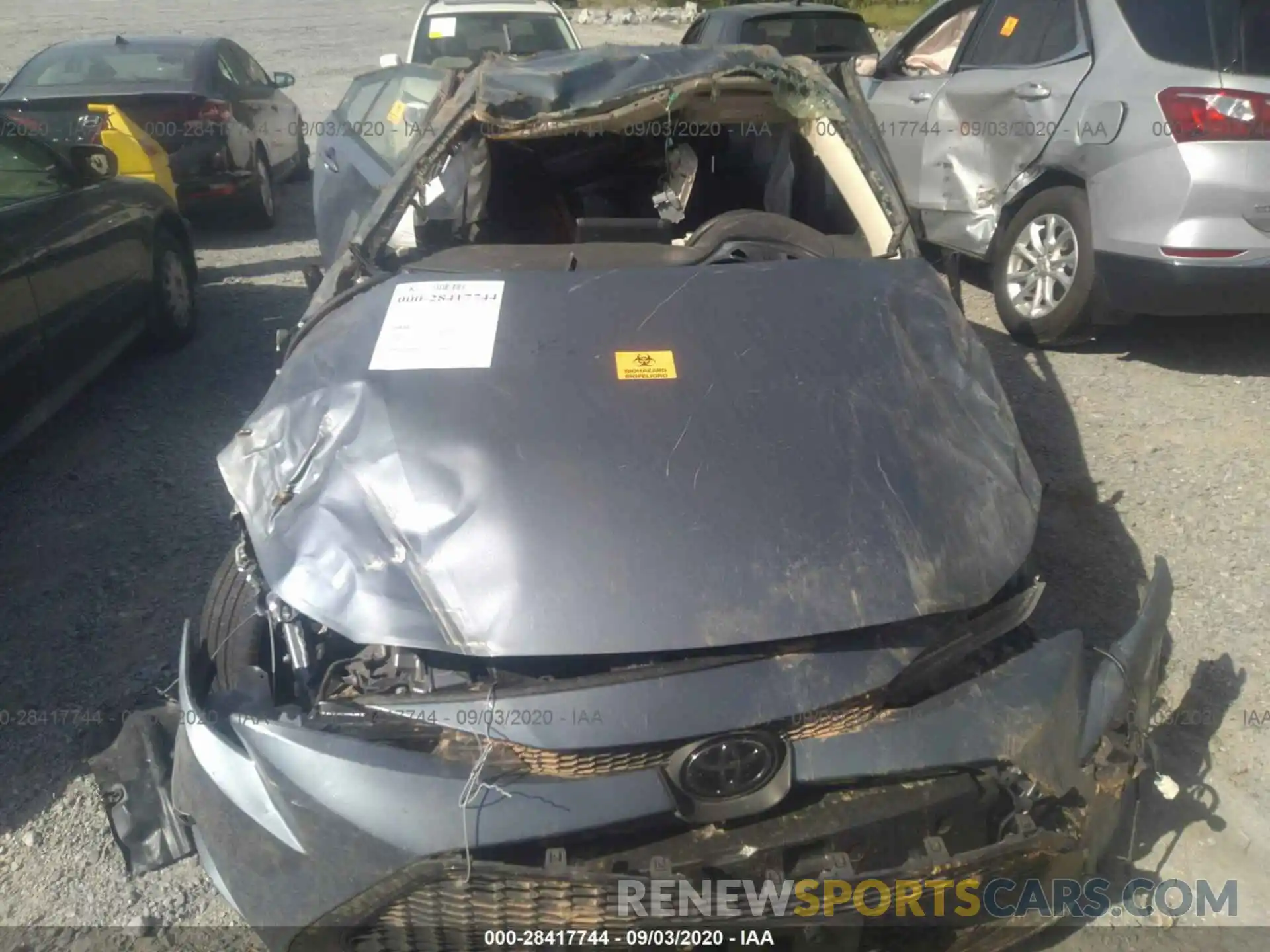 6 Photograph of a damaged car JTDEPRAE7LJ029669 TOYOTA COROLLA 2020