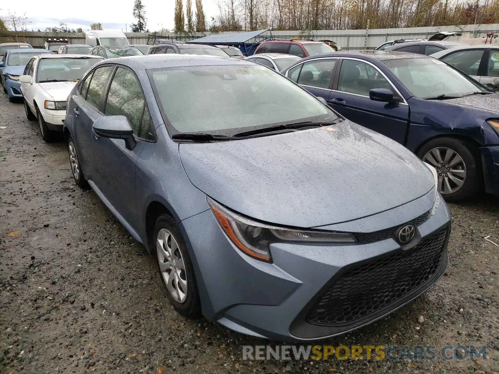 1 Photograph of a damaged car JTDEPRAE7LJ030322 TOYOTA COROLLA 2020