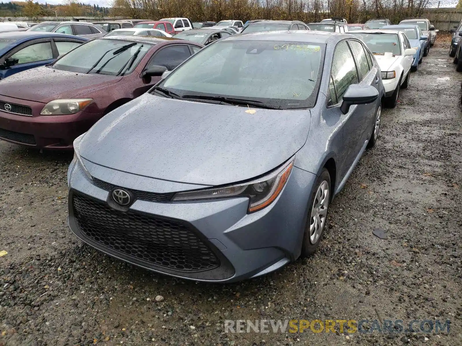 2 Photograph of a damaged car JTDEPRAE7LJ030322 TOYOTA COROLLA 2020