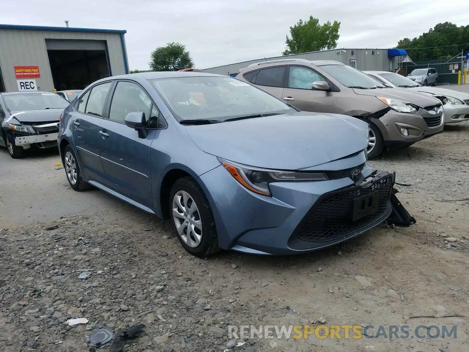 1 Photograph of a damaged car JTDEPRAE7LJ030580 TOYOTA COROLLA 2020