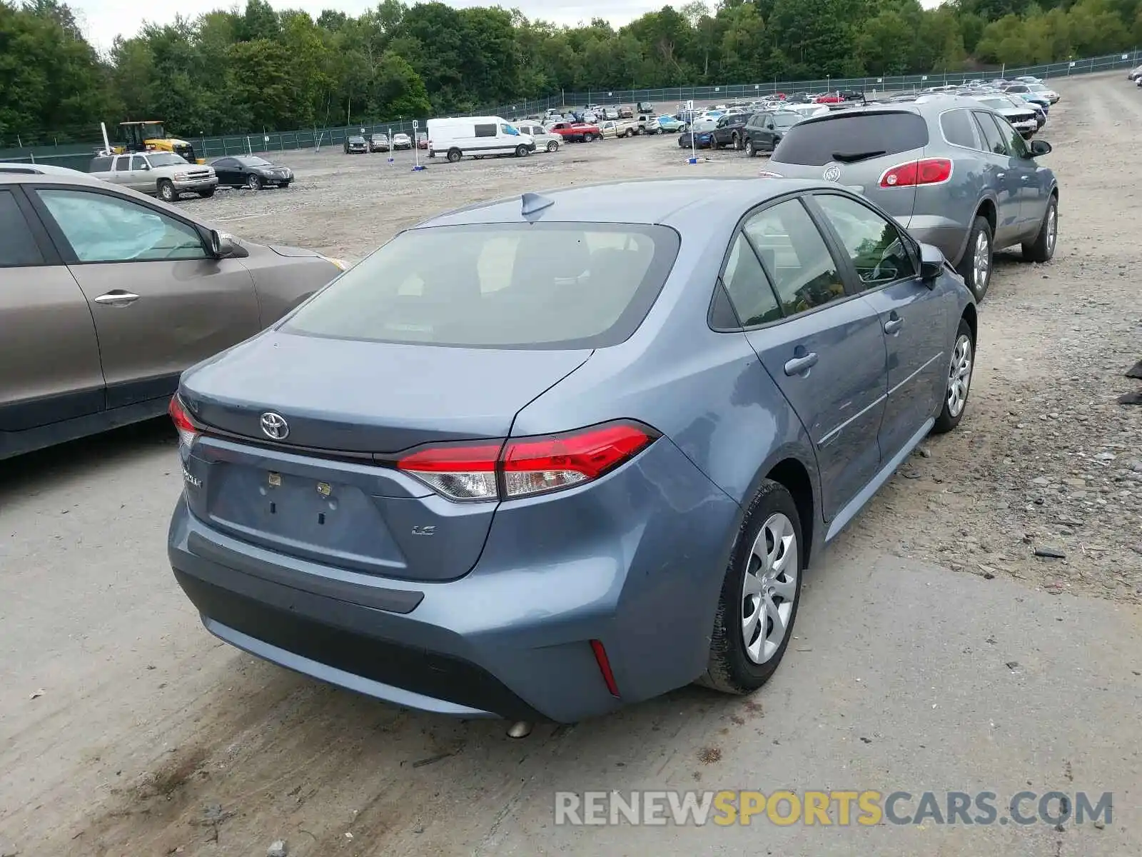 4 Photograph of a damaged car JTDEPRAE7LJ030580 TOYOTA COROLLA 2020