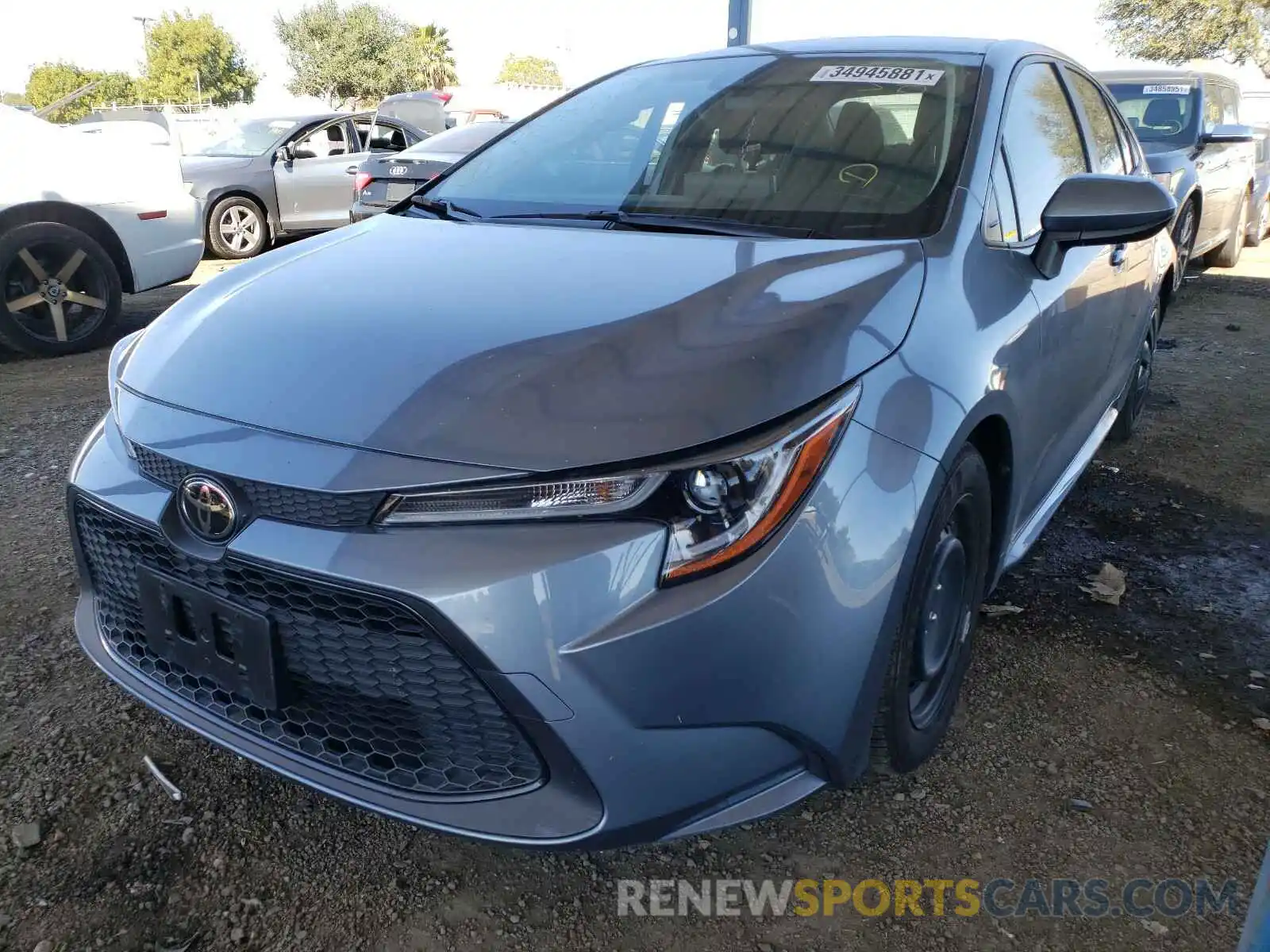 2 Photograph of a damaged car JTDEPRAE7LJ030613 TOYOTA COROLLA 2020