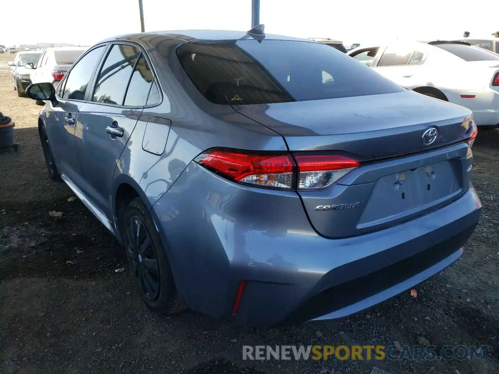 3 Photograph of a damaged car JTDEPRAE7LJ030613 TOYOTA COROLLA 2020