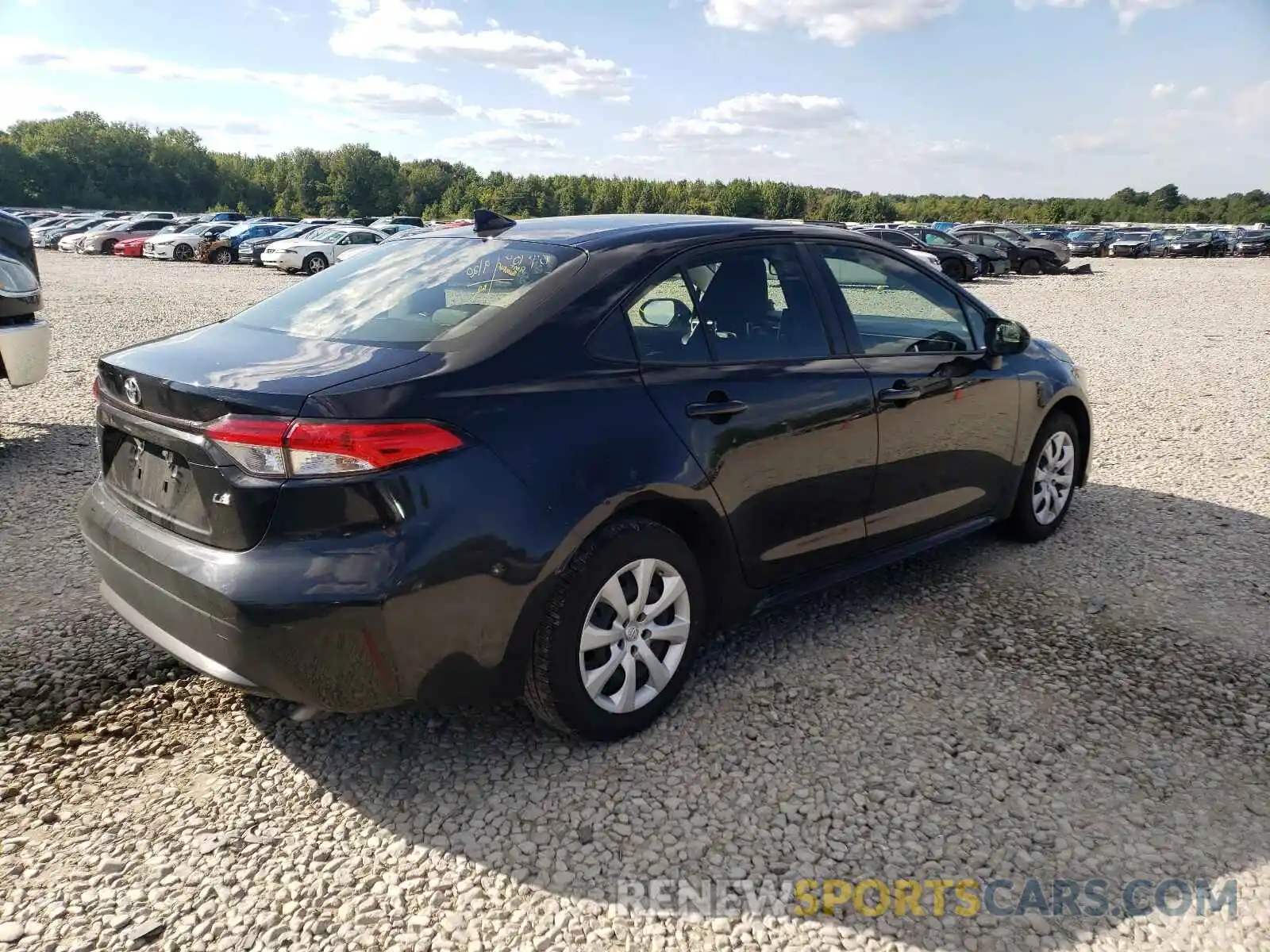 4 Photograph of a damaged car JTDEPRAE7LJ031339 TOYOTA COROLLA 2020