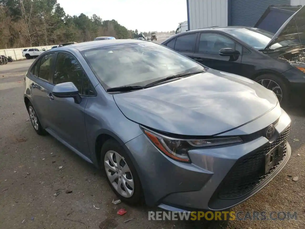 1 Photograph of a damaged car JTDEPRAE7LJ032099 TOYOTA COROLLA 2020