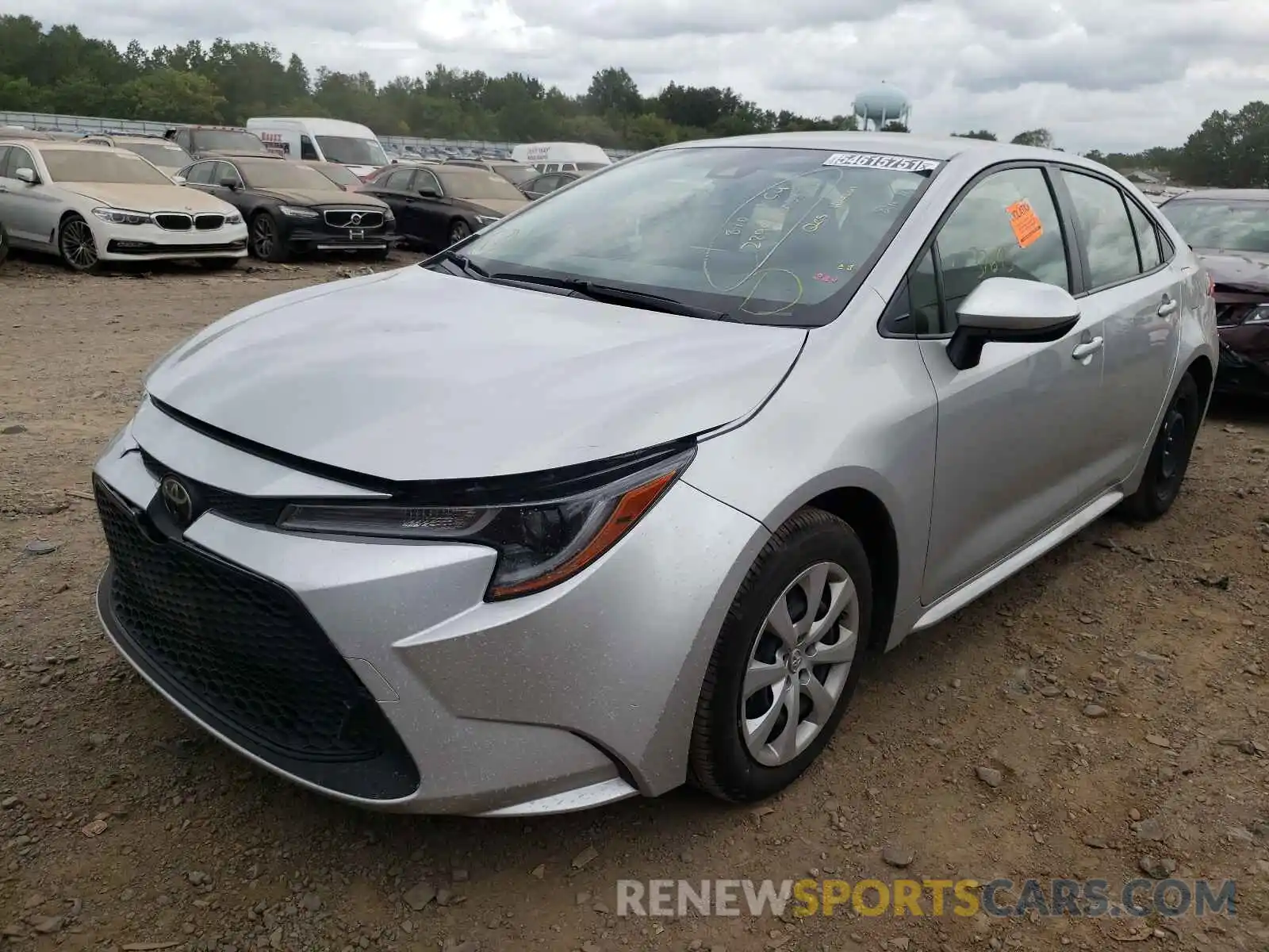 2 Photograph of a damaged car JTDEPRAE7LJ032278 TOYOTA COROLLA 2020