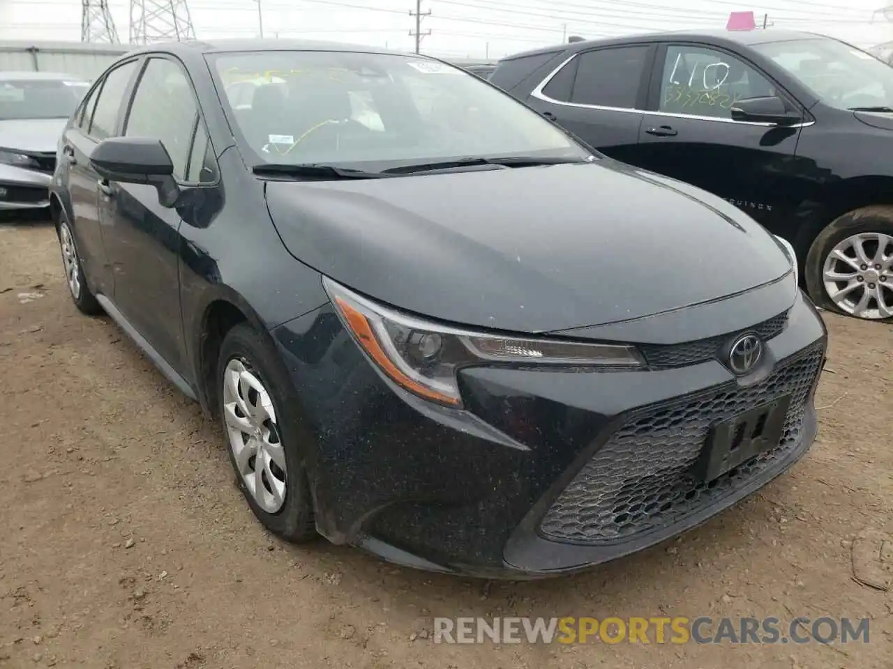 1 Photograph of a damaged car JTDEPRAE7LJ032281 TOYOTA COROLLA 2020