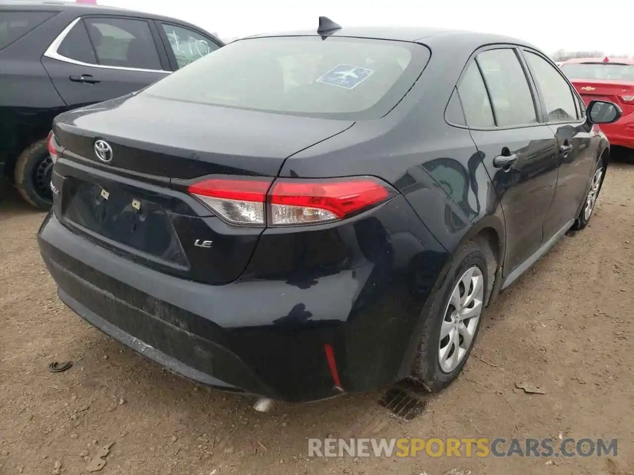 4 Photograph of a damaged car JTDEPRAE7LJ032281 TOYOTA COROLLA 2020