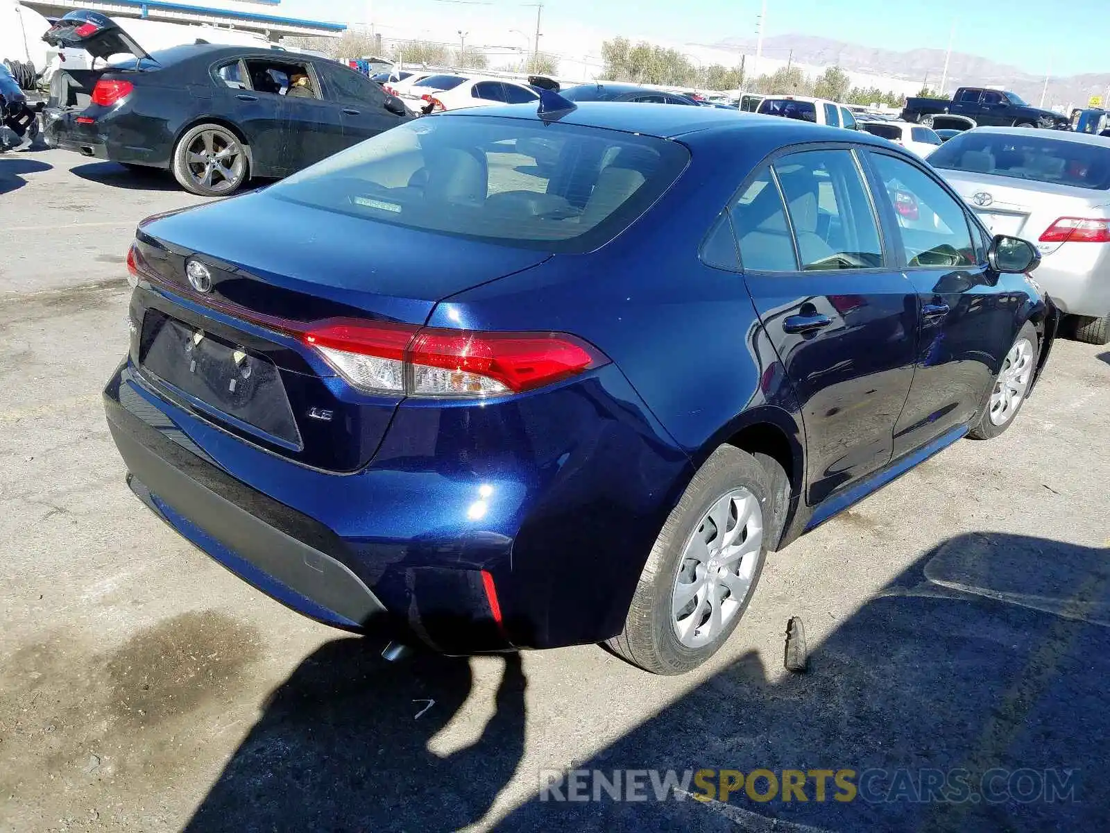 4 Photograph of a damaged car JTDEPRAE7LJ032622 TOYOTA COROLLA 2020