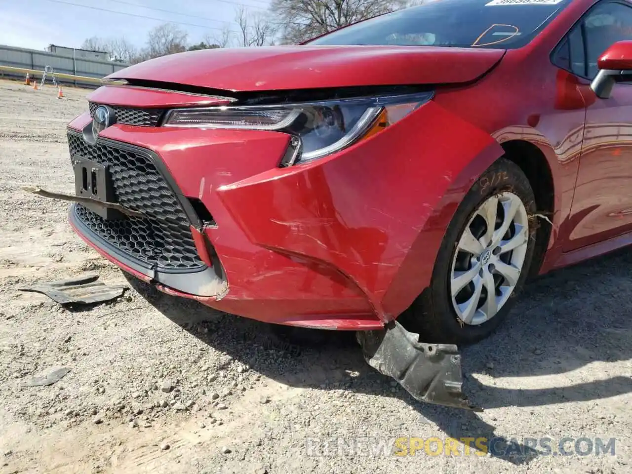 9 Photograph of a damaged car JTDEPRAE7LJ034158 TOYOTA COROLLA 2020