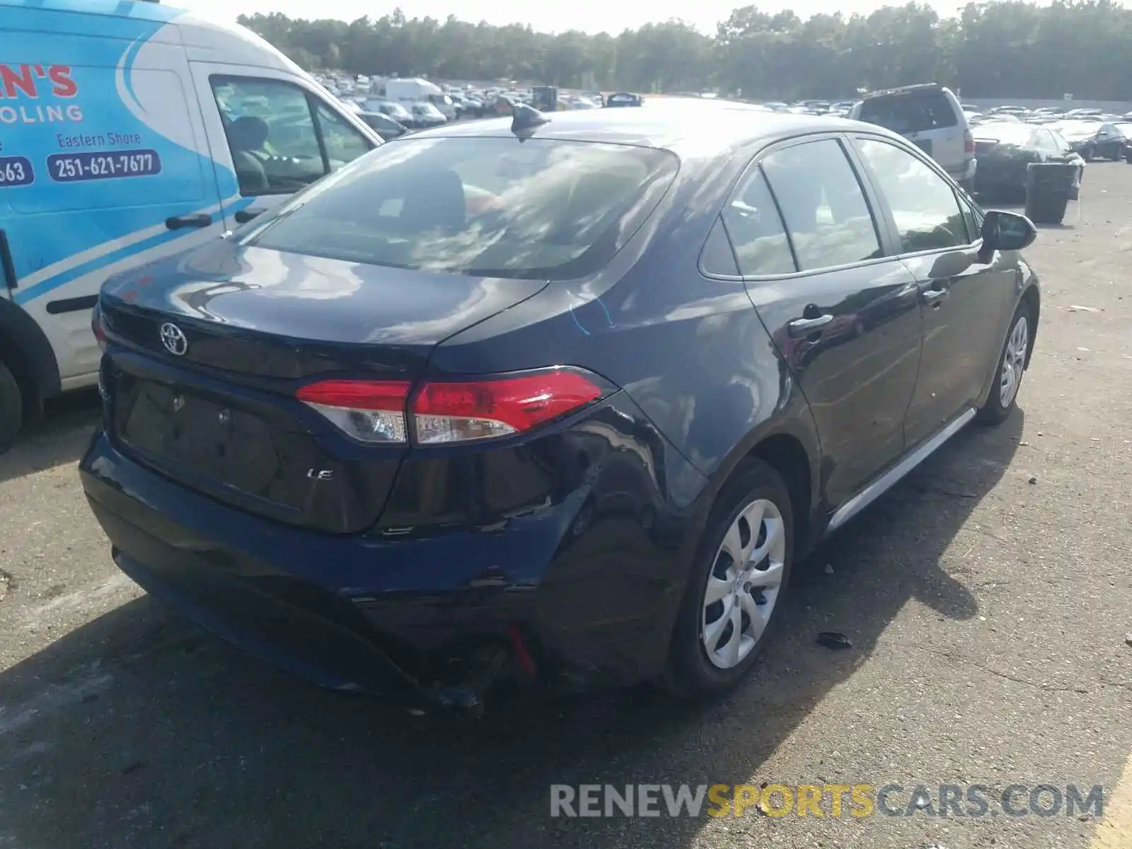 4 Photograph of a damaged car JTDEPRAE7LJ034631 TOYOTA COROLLA 2020