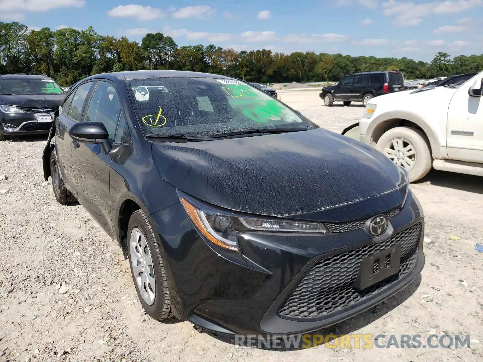 1 Photograph of a damaged car JTDEPRAE7LJ034788 TOYOTA COROLLA 2020