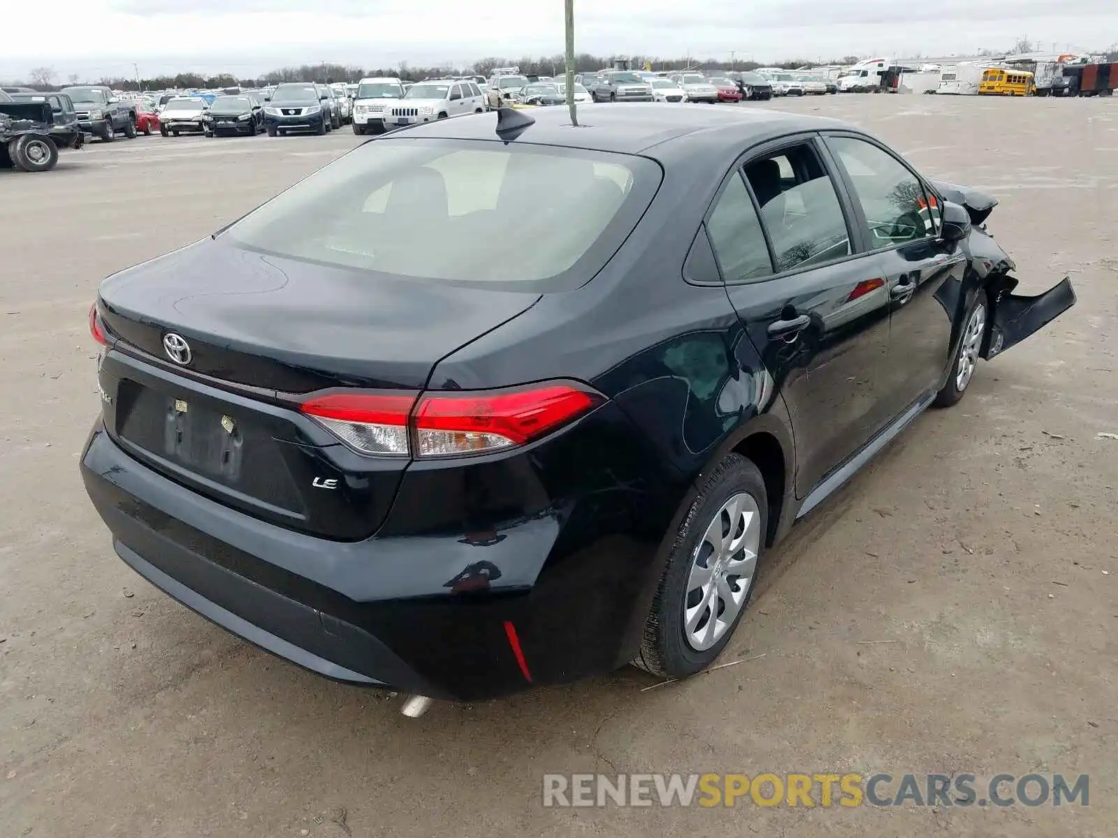 4 Photograph of a damaged car JTDEPRAE7LJ034810 TOYOTA COROLLA 2020