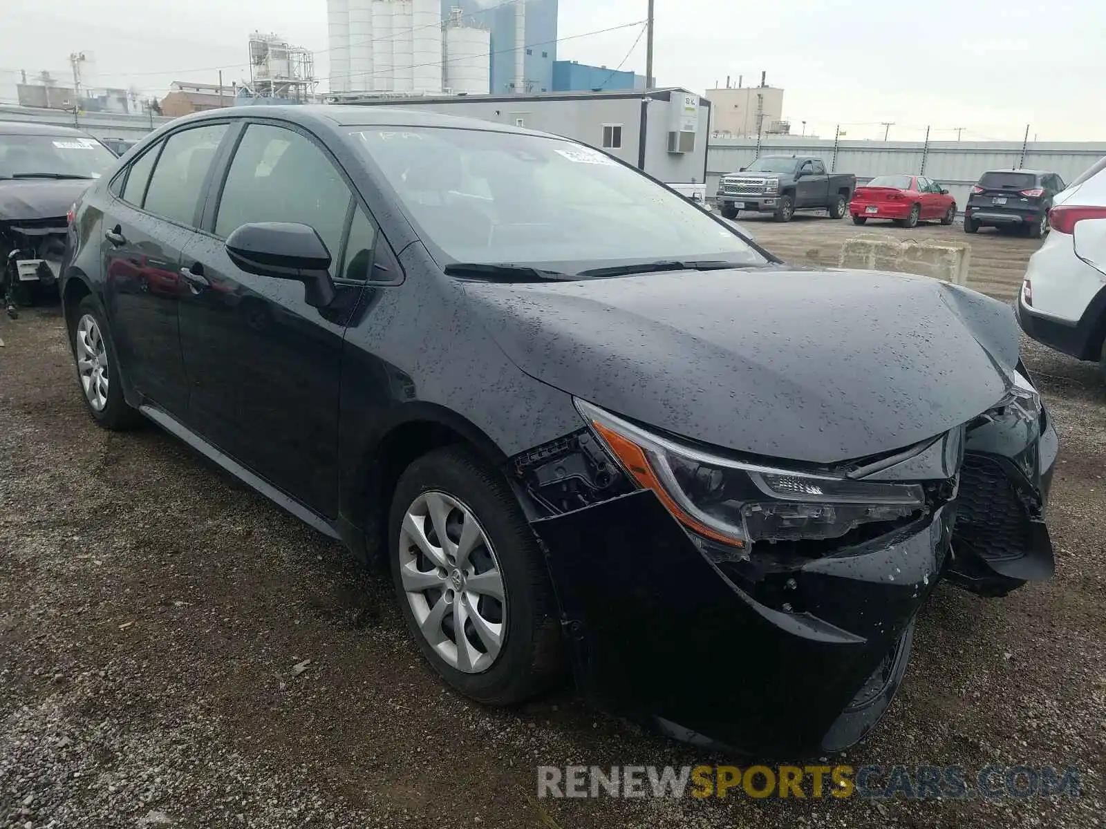 1 Photograph of a damaged car JTDEPRAE7LJ035004 TOYOTA COROLLA 2020