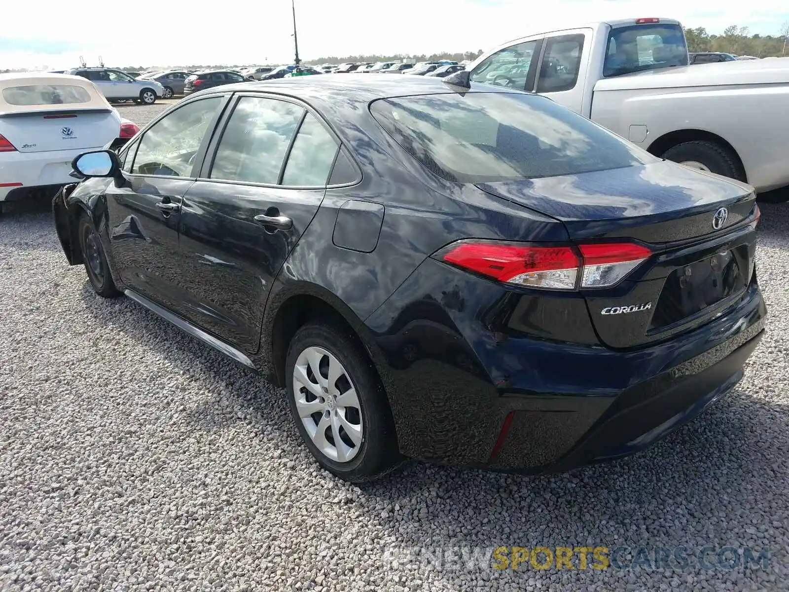 3 Photograph of a damaged car JTDEPRAE7LJ035150 TOYOTA COROLLA 2020