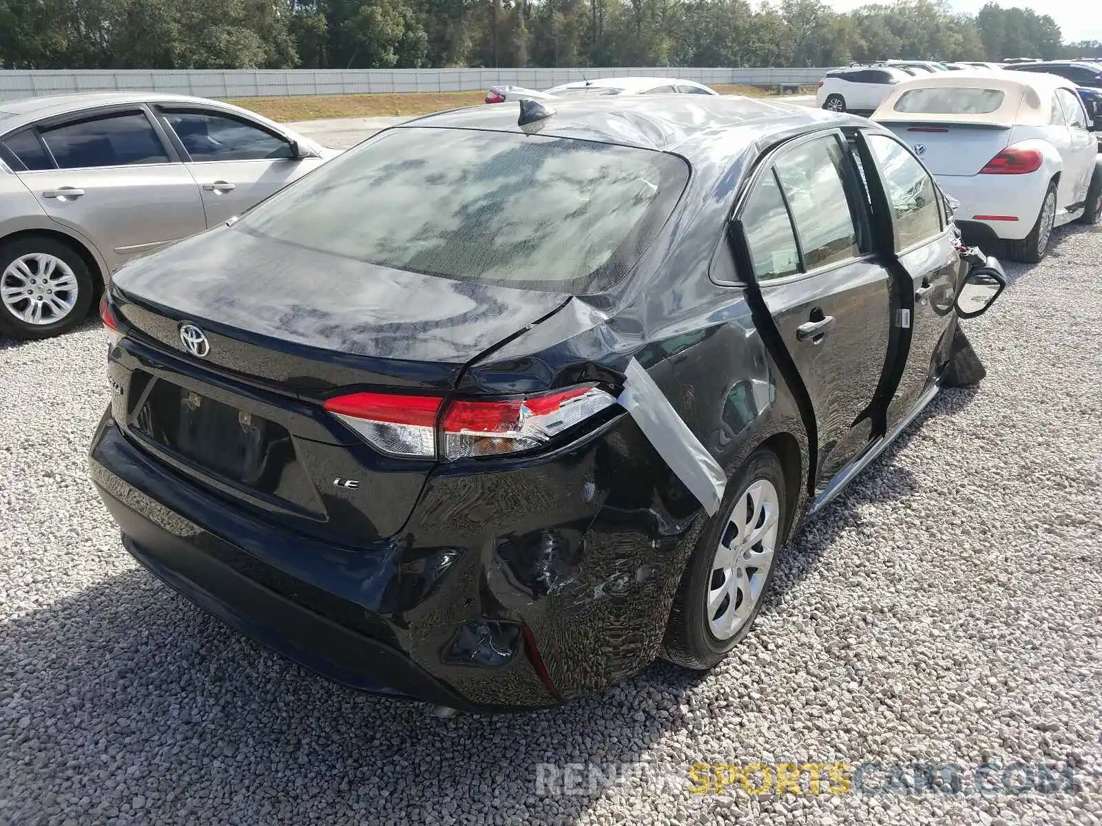 4 Photograph of a damaged car JTDEPRAE7LJ035150 TOYOTA COROLLA 2020