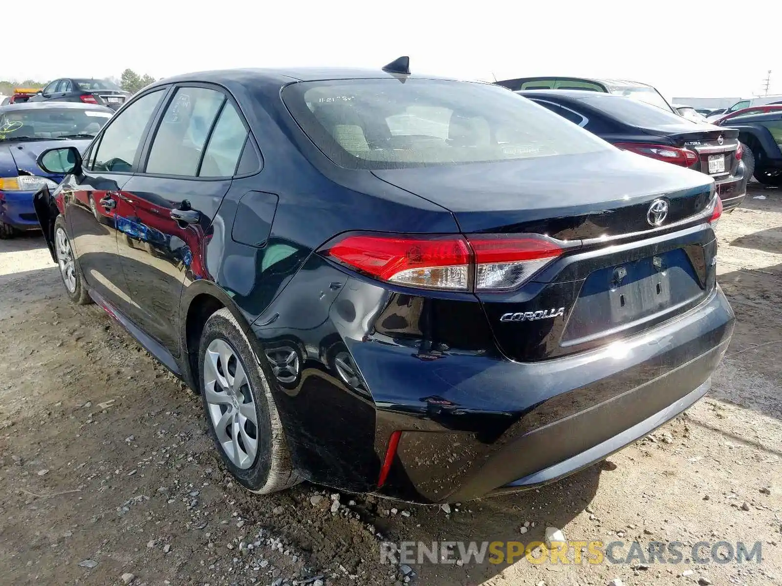 3 Photograph of a damaged car JTDEPRAE7LJ035343 TOYOTA COROLLA 2020