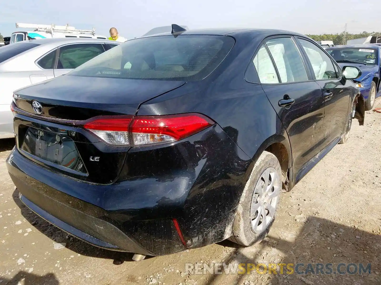 4 Photograph of a damaged car JTDEPRAE7LJ035343 TOYOTA COROLLA 2020