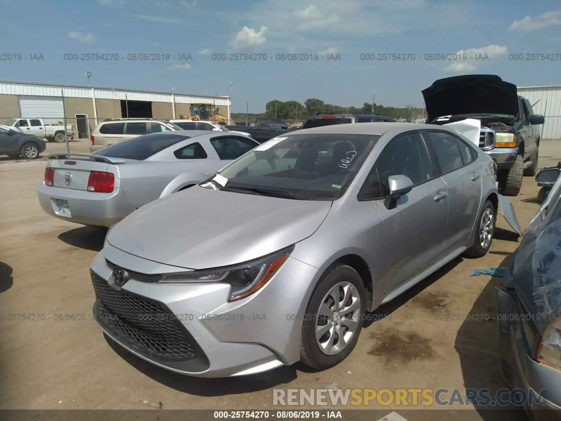 2 Photograph of a damaged car JTDEPRAE7LJ035696 TOYOTA COROLLA 2020