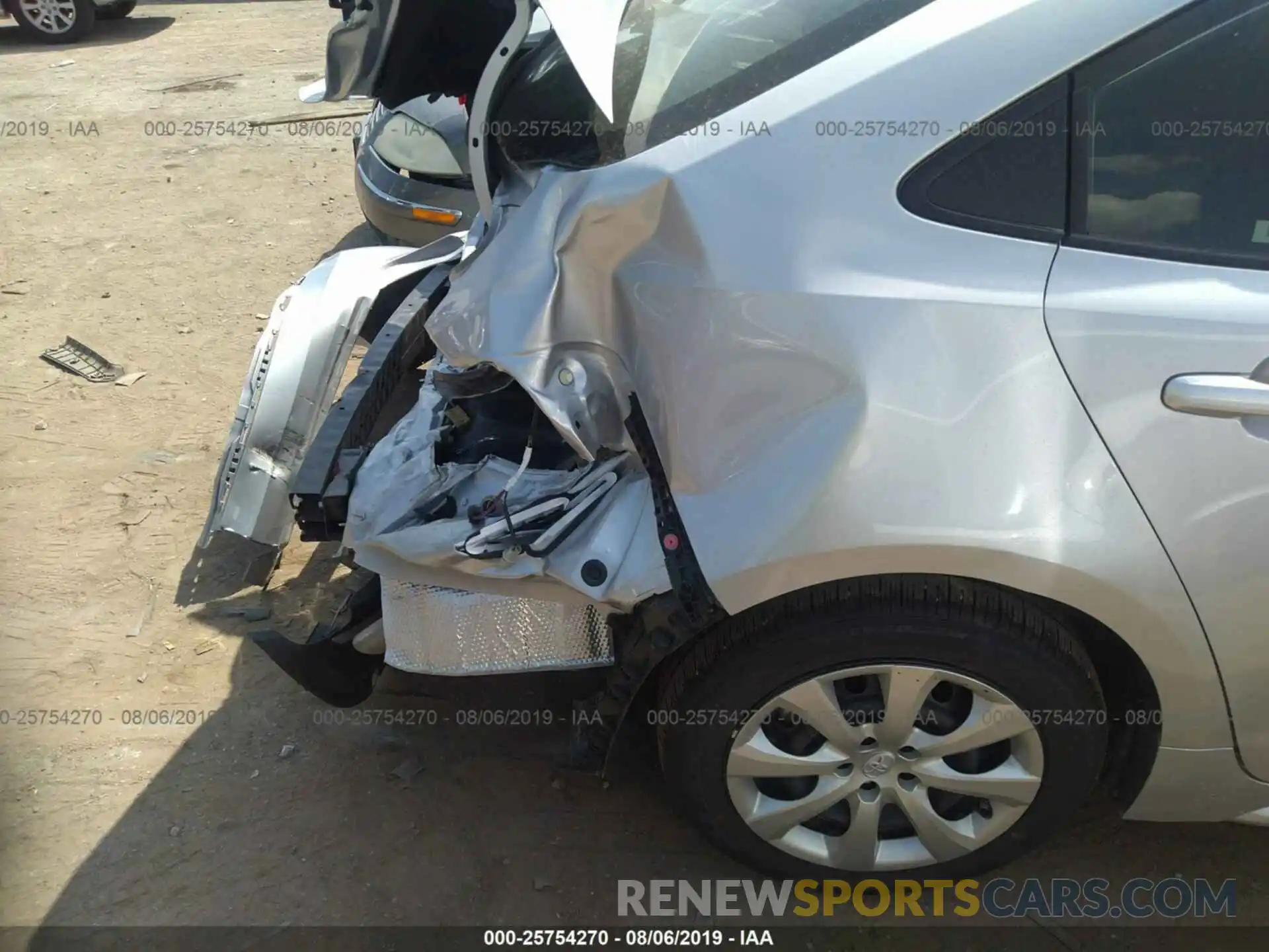 6 Photograph of a damaged car JTDEPRAE7LJ035696 TOYOTA COROLLA 2020